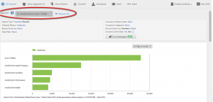 Apply segment to report